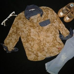 Marc Jacobs Snake Print Button Down Shirt